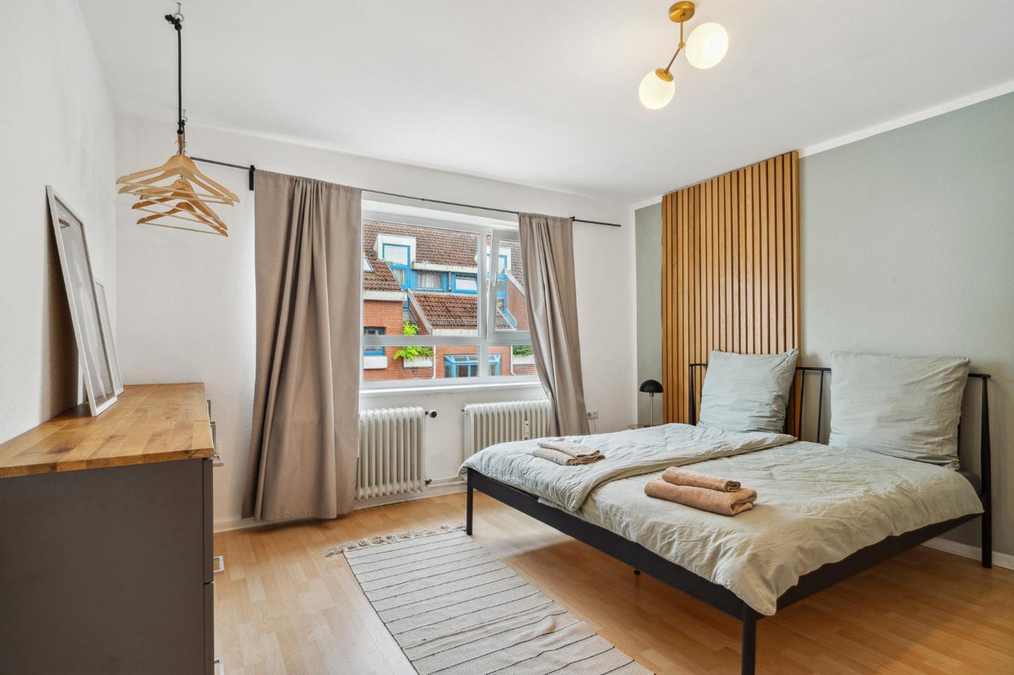 Zentrale Wohnung 3 Zimmer 24H Check In Киль Экстерьер фото